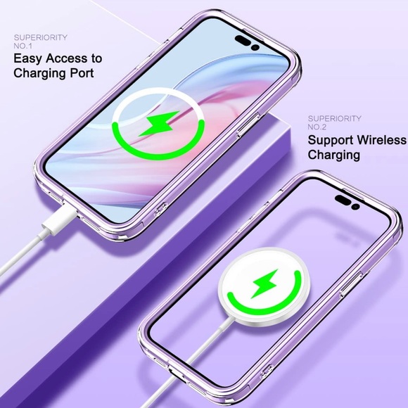 14 6.1 inch 5G Case with Screen Protector dual layer 360 shockproof - Picture 5 of 5